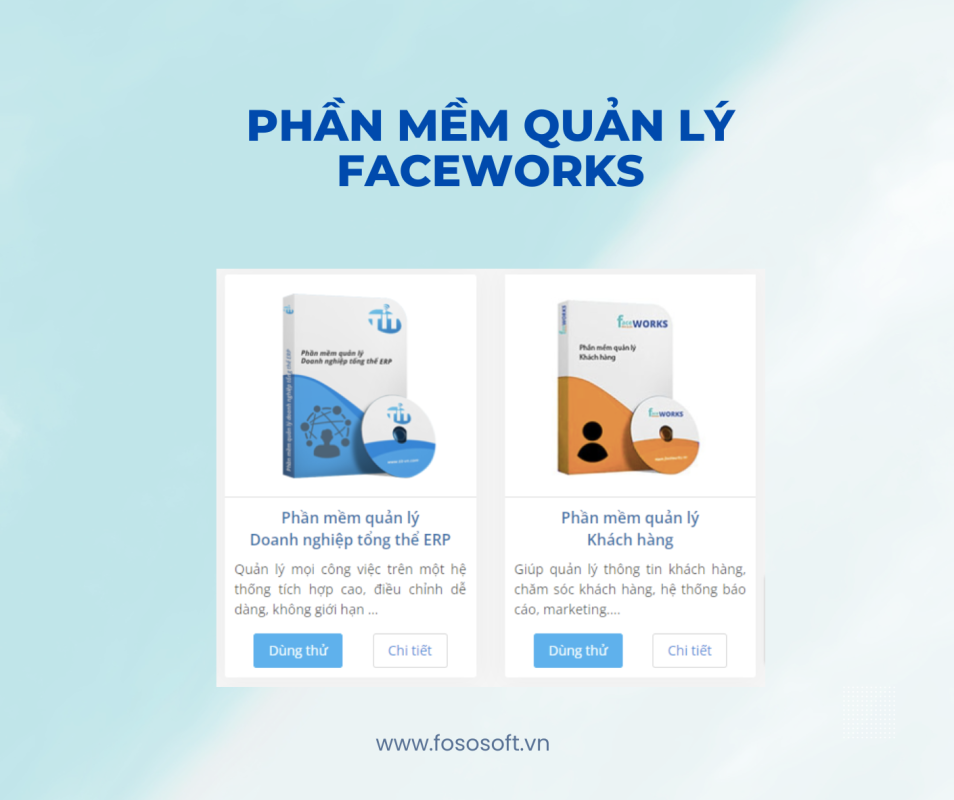 phần mềm quản lý sản xuất Faceworks